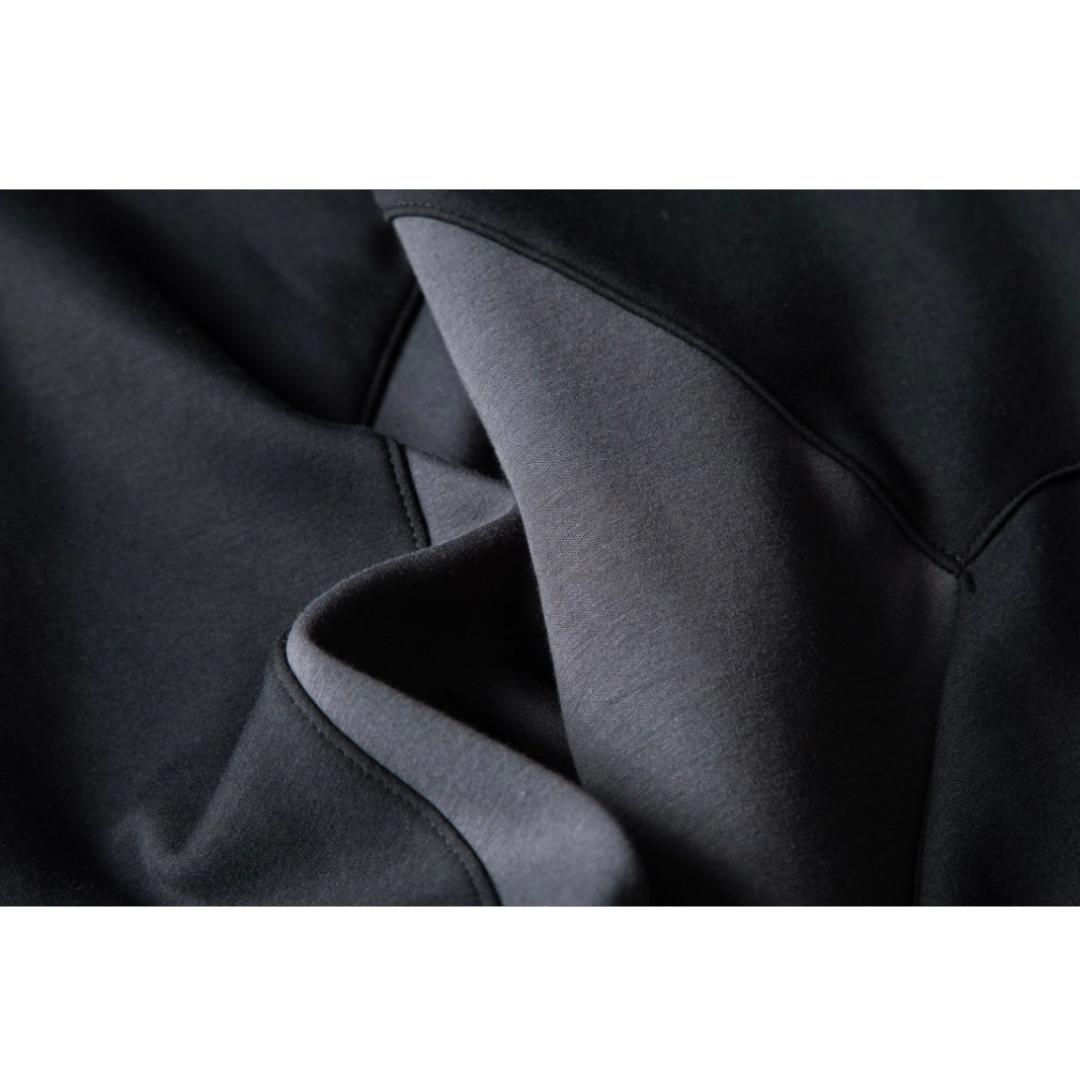 ストレッチ　ポリコットン　フードパーカー　N980