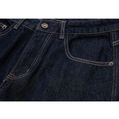 パッチリペア　デニム　ワイドパンツ　N1246