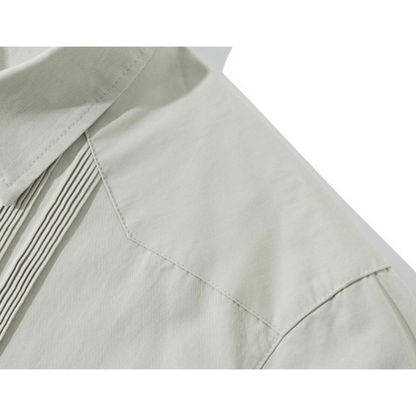 イレギュラータックフロント　シャツ　N1261