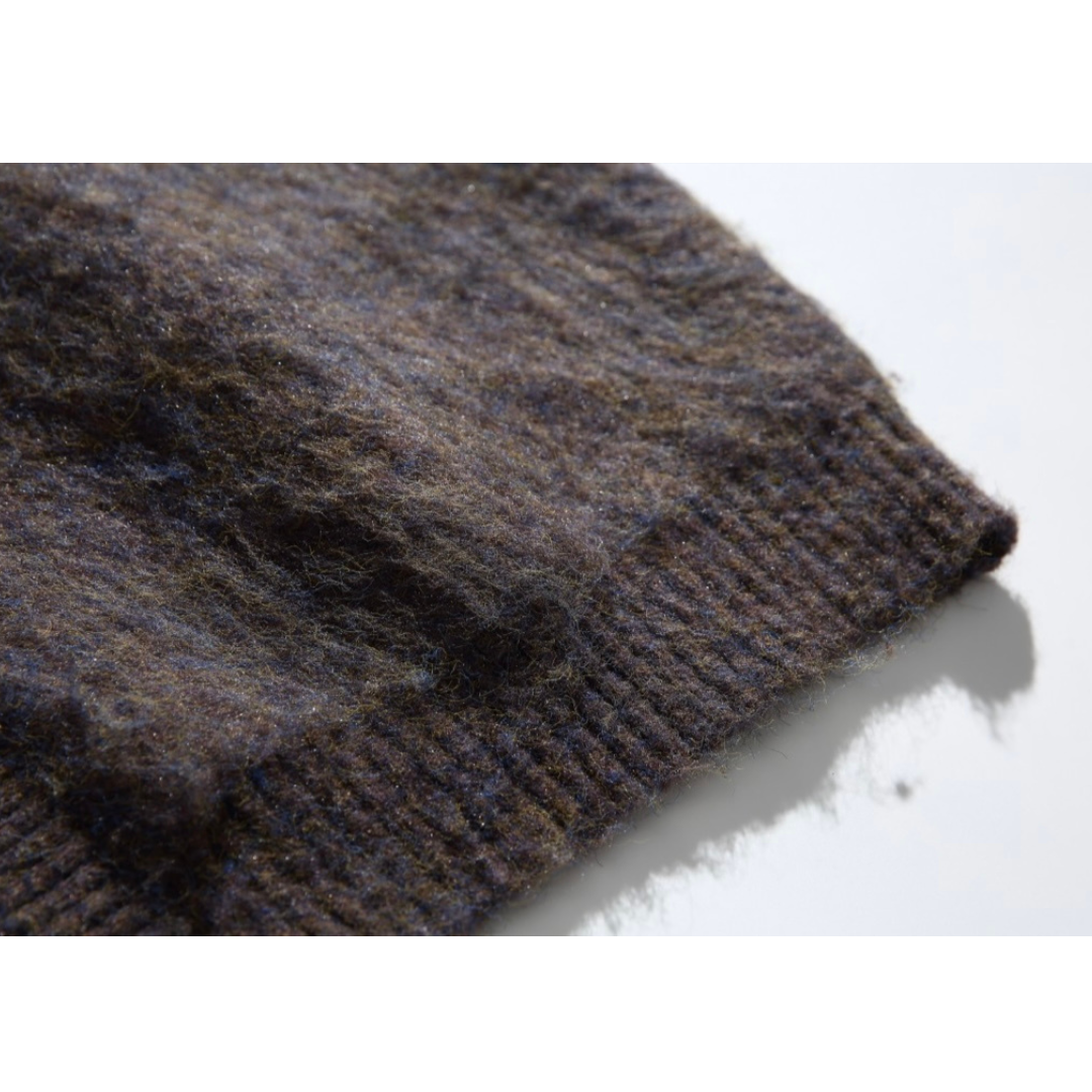 フェードジャガード　ストレッチニット　カーディガン　N883