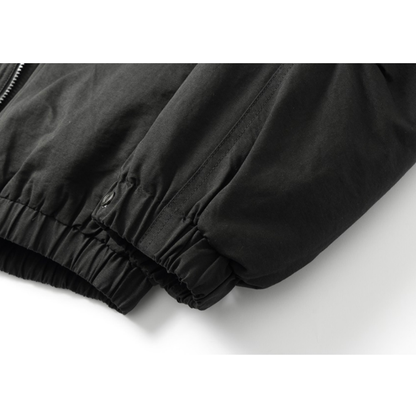 コットンナイロン　パテッド　フードジャケット　N927