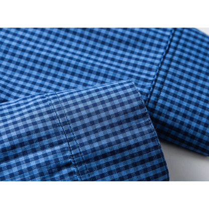 ブロード　ギンガムチェック　ボタンダウンシャツ　N1226