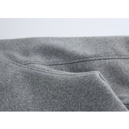 チェックコンビ　ステンカラーコート　N976