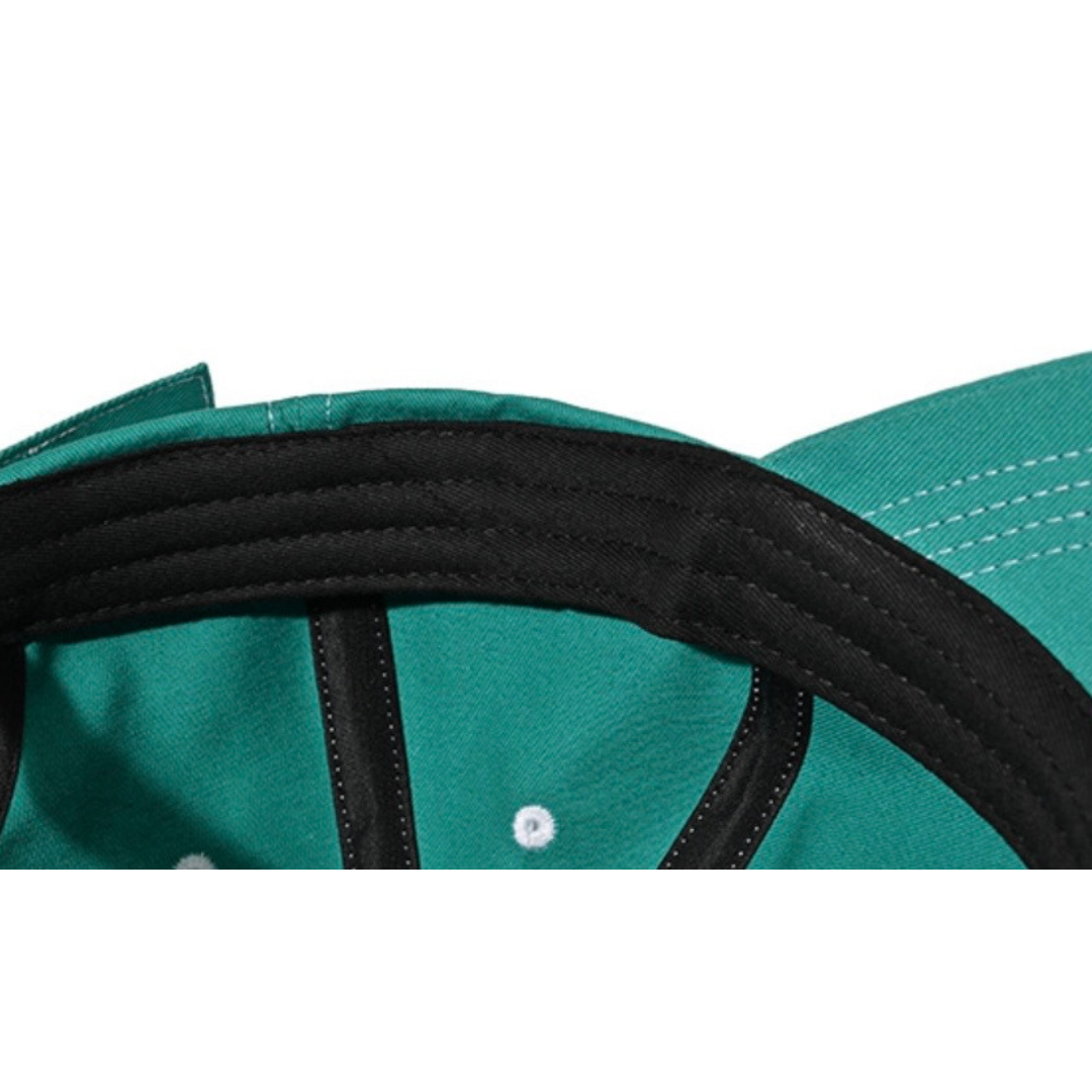 ブリム　ロゴプリント　キャップ　N1302