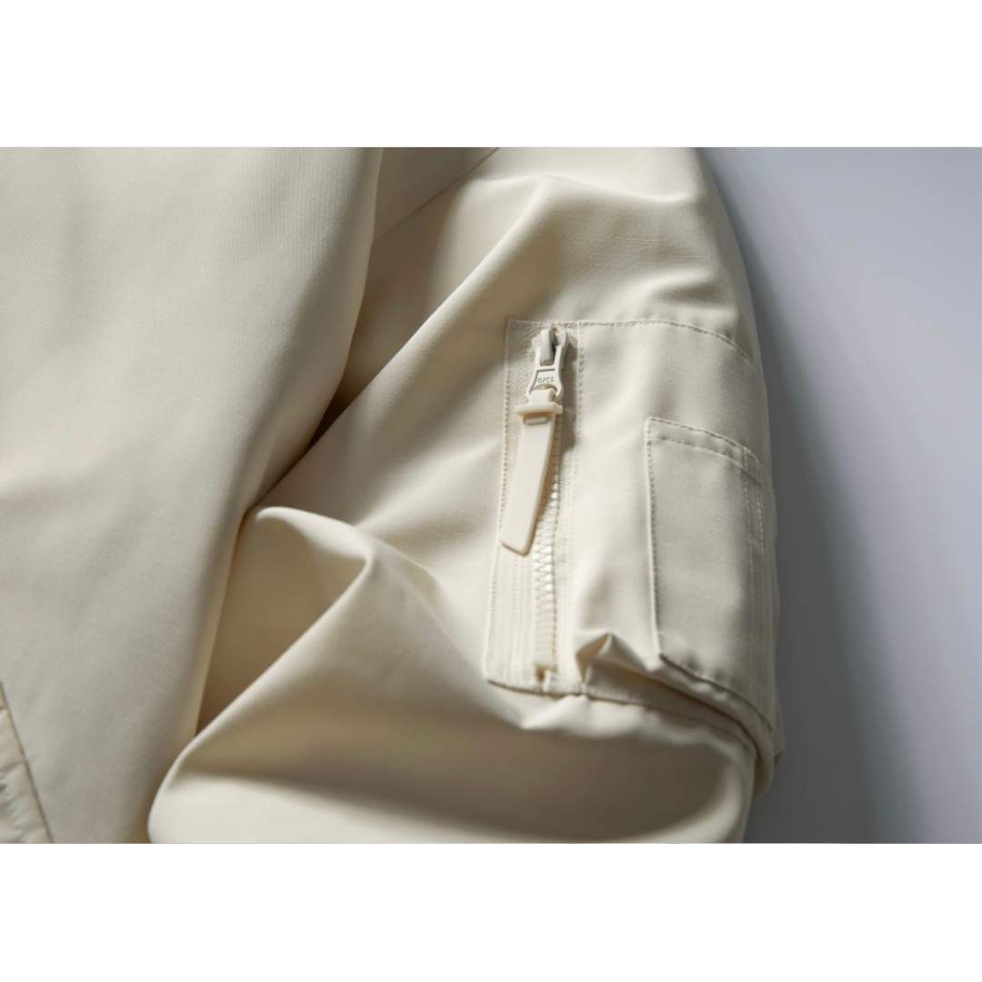 ホワイトダウン　保温ライナー　ファーフード　ジャケット　N899