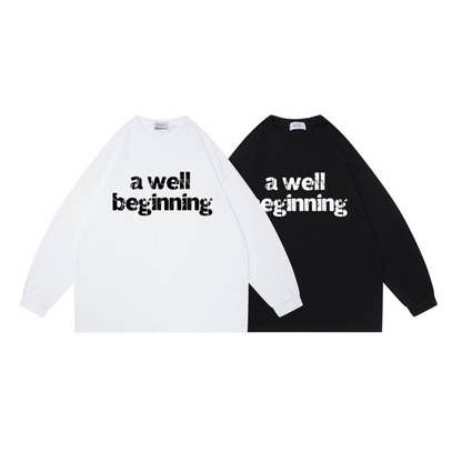 【a well beginning】ロングスリーブ　Tシャツ　N215