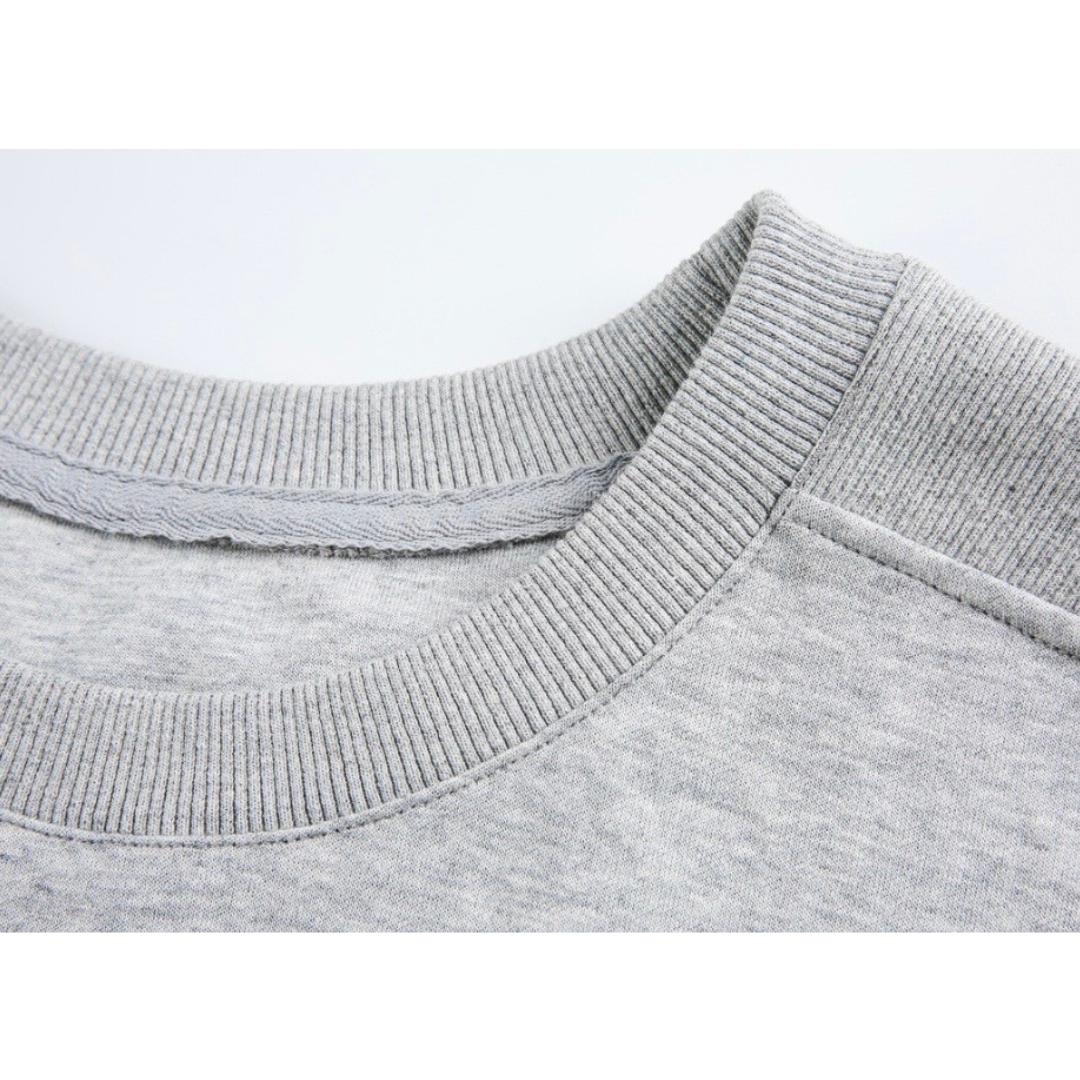 フェイクレイヤード　変形ラグランスリーブ　Tシャツ　N1551