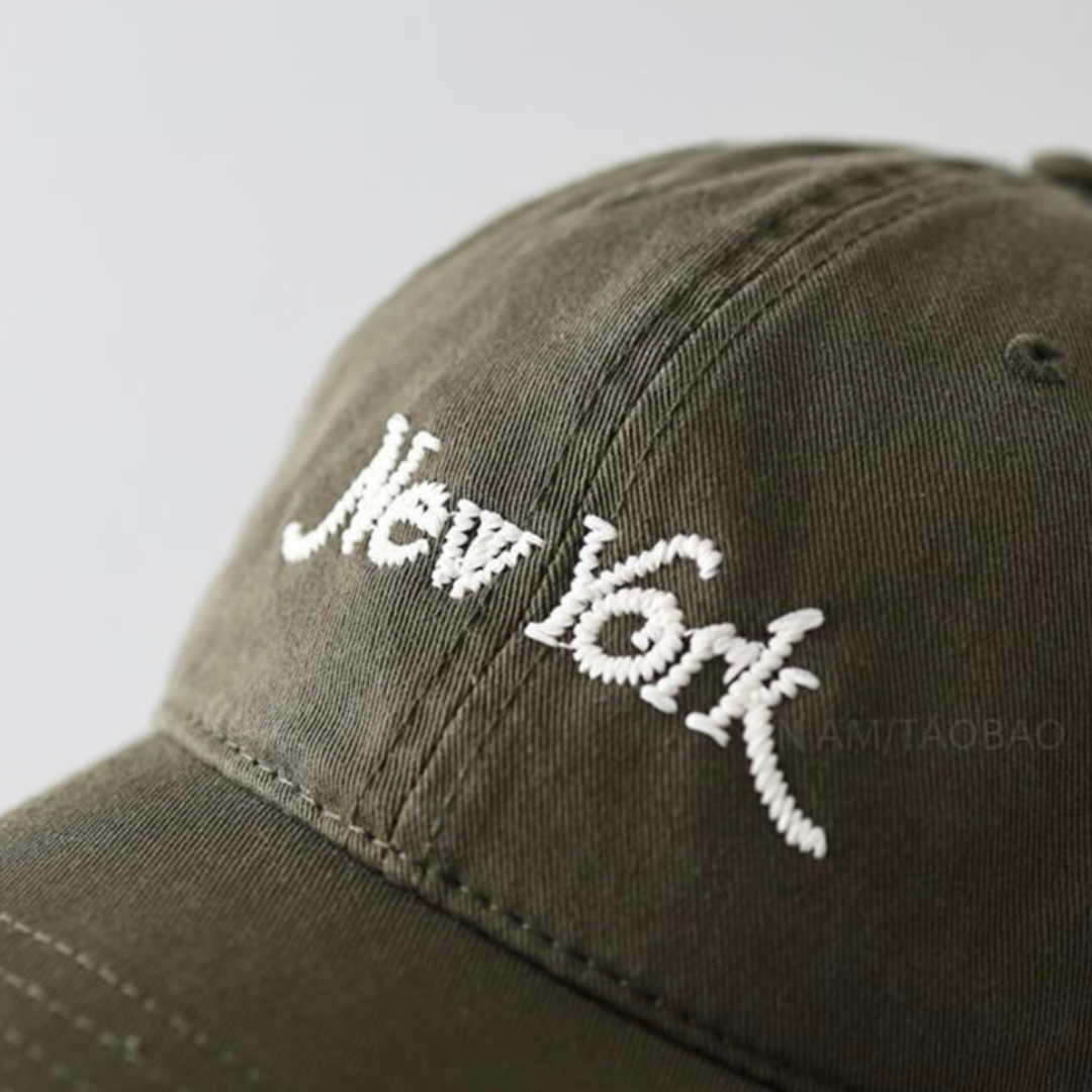 【New York】6パネル　キャップ　N474