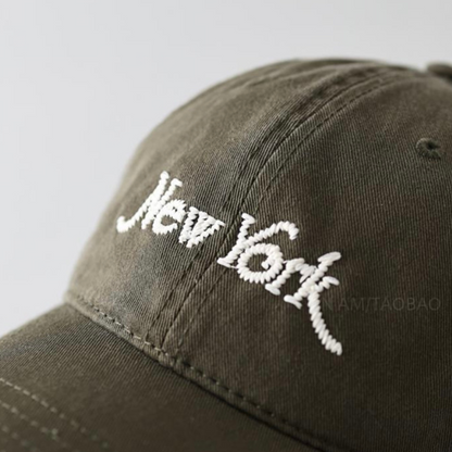 【New York】6パネル　キャップ　N474
