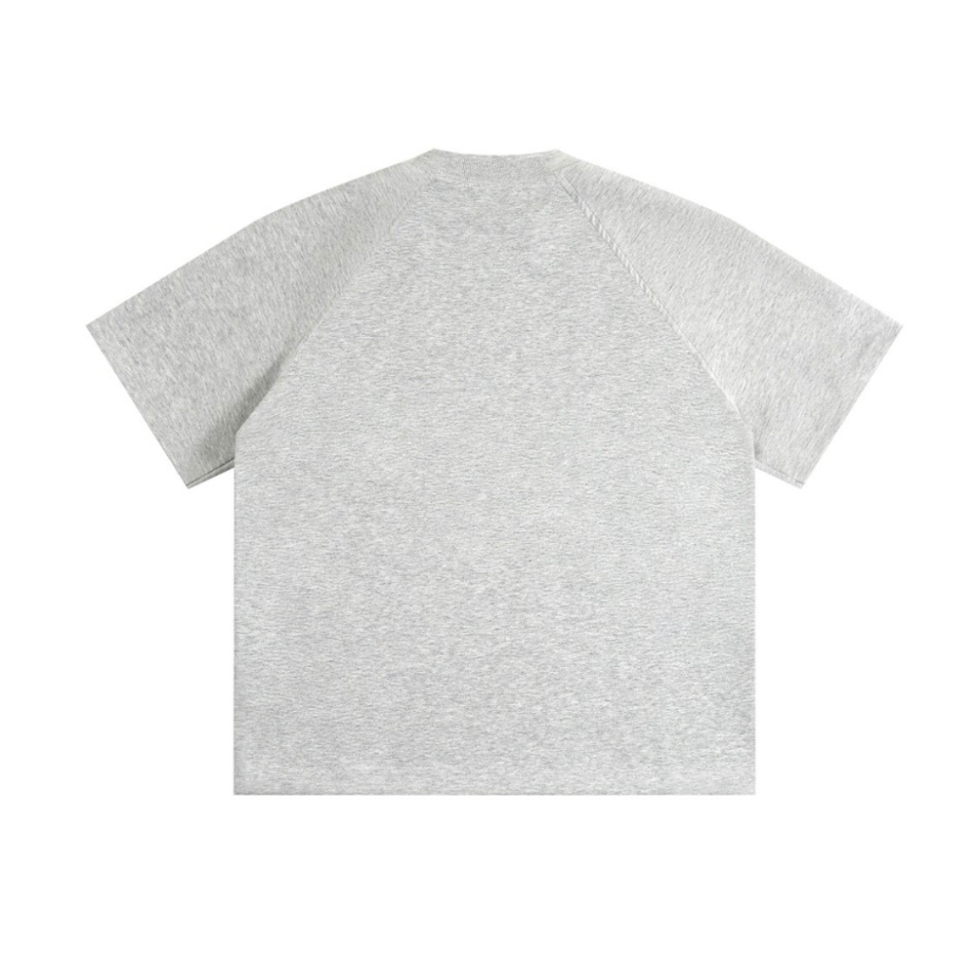 ストレッチポンチ　ヘンリーネック　Tシャツ　N1581
