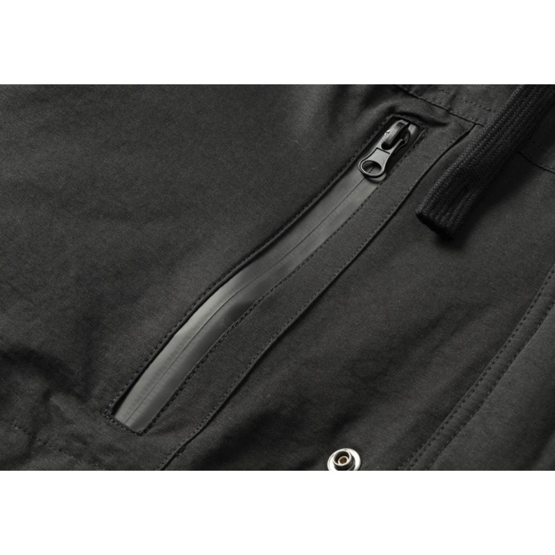 コットンナイロン　パテッド　フードジャケット　N927