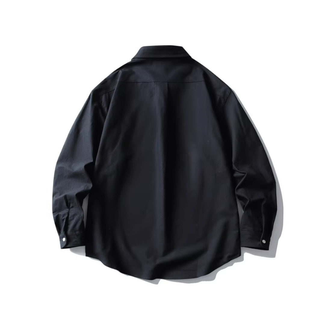 ワンポイント刺繍　ブロードシャツ　N1062