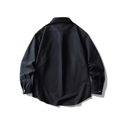 ワンポイント刺繍　ブロードシャツ　N1062