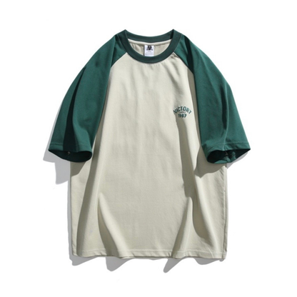 カレッジプリント　ラグランスリーブ　Tシャツ　1597