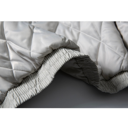 パテッド　スタンドカラー　ライダースジャケット　N1011