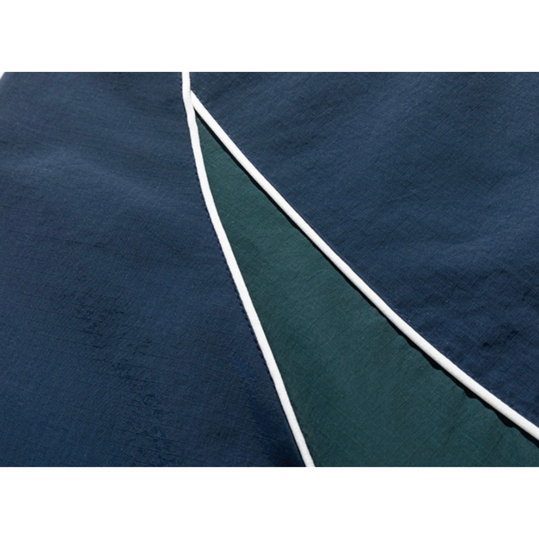 バイカラー　ナイロン　トラックジャケット　N1212