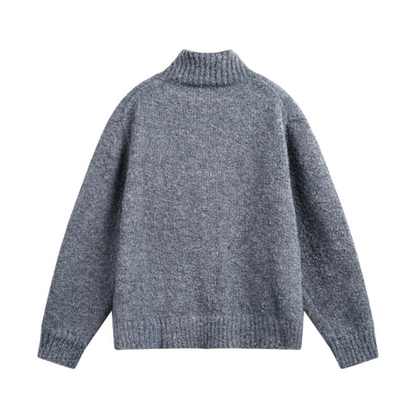 ブークレ　ハーフジップ　ニット　N931