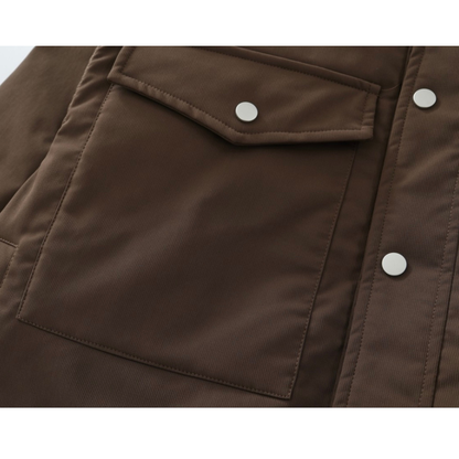 スナップボタン　スタンドカラージャケット　N889