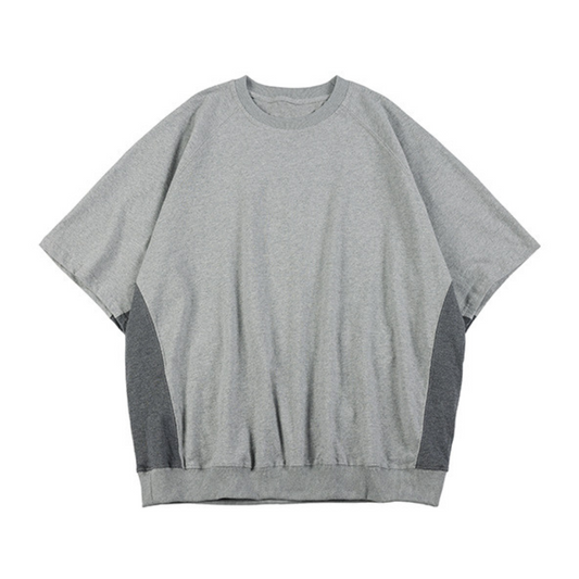 バイカラー　スウェット　ワイドTシャツ　N355