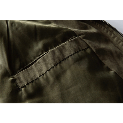 ウォッシュドコットン　スタンドカラー　ジャケット　N1143