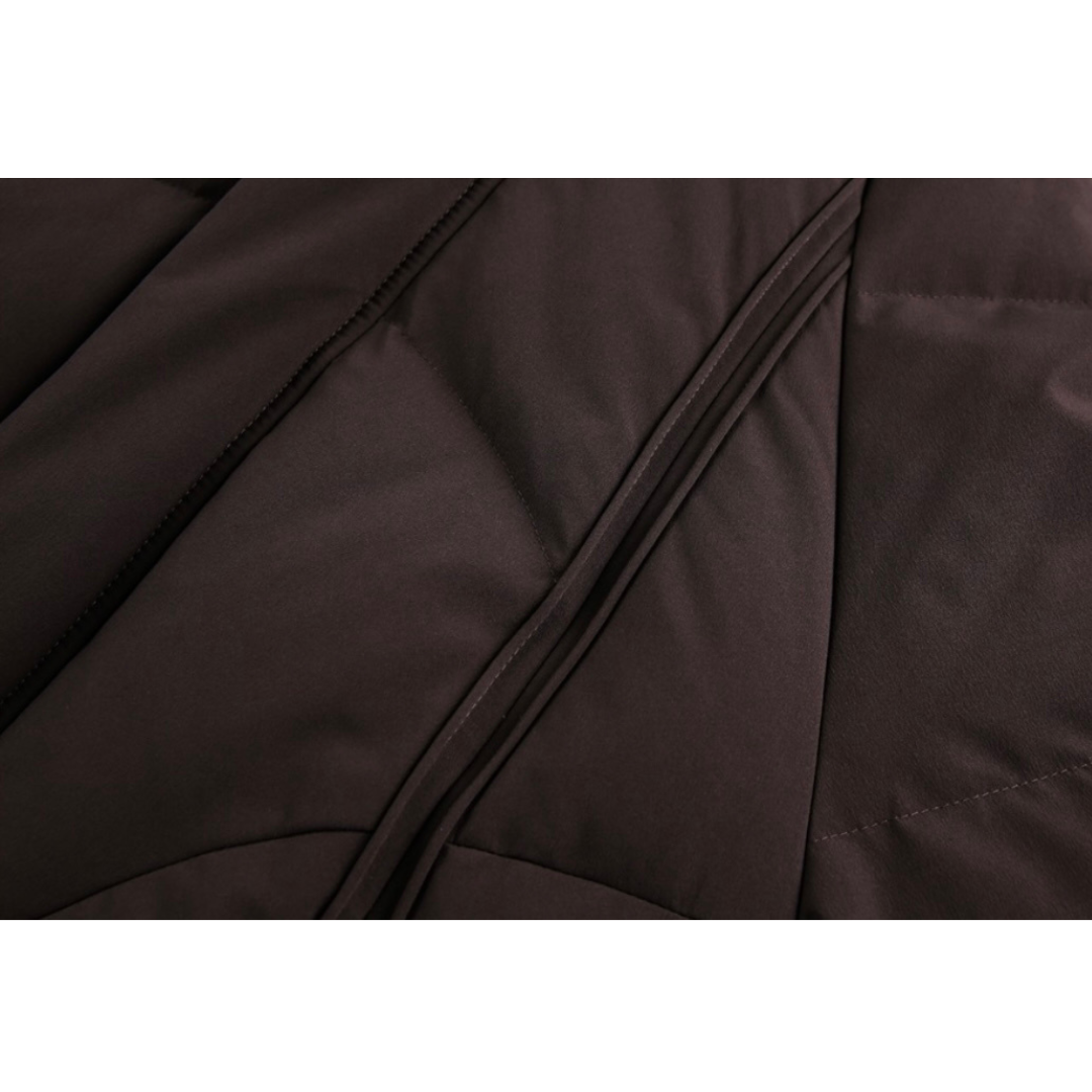 ダウン　ハイネックフード　ジャケット　N954