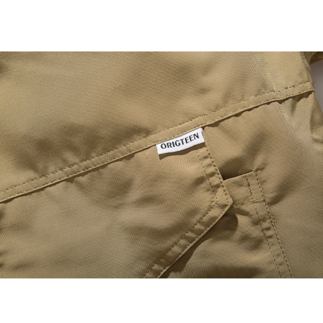 Fake Layered Hooded Jacket N812