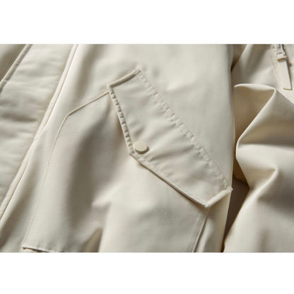 ホワイトダウン　保温ライナー　ファーフード　ジャケット　N899