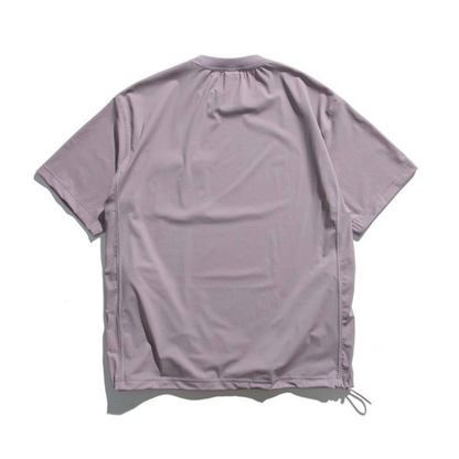 ストレッチナイロン　サイドジップポケット　Tシャツ　N1425