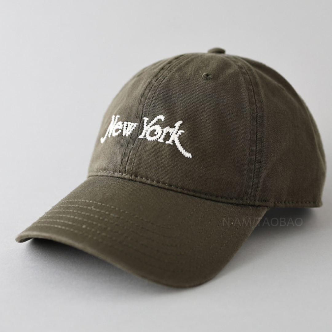 【New York】6パネル　キャップ　N474