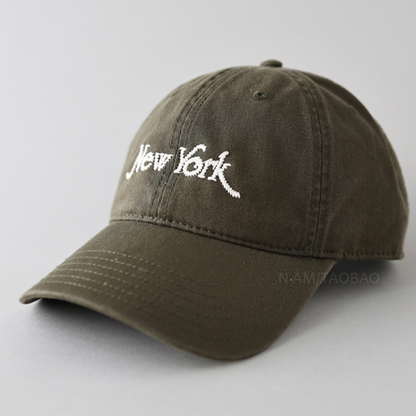 【New York】6パネル　キャップ　N474