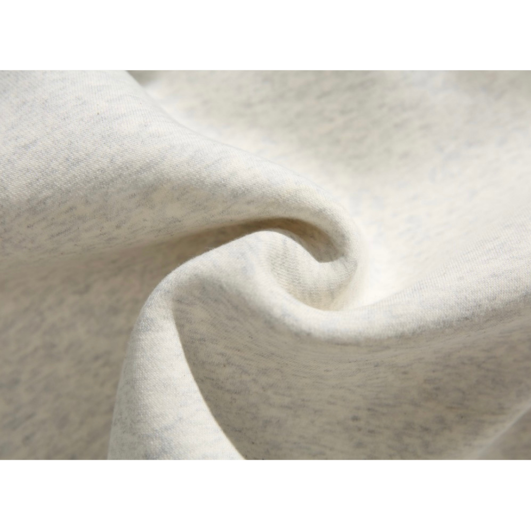 ハーフボタン　スウェット　フードプルオーバー　N1069