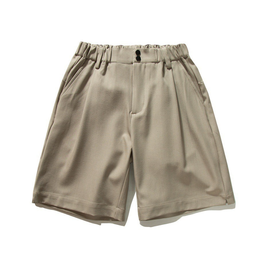 ストレッチ　タックワイド　イージーショートパンツ　N1558