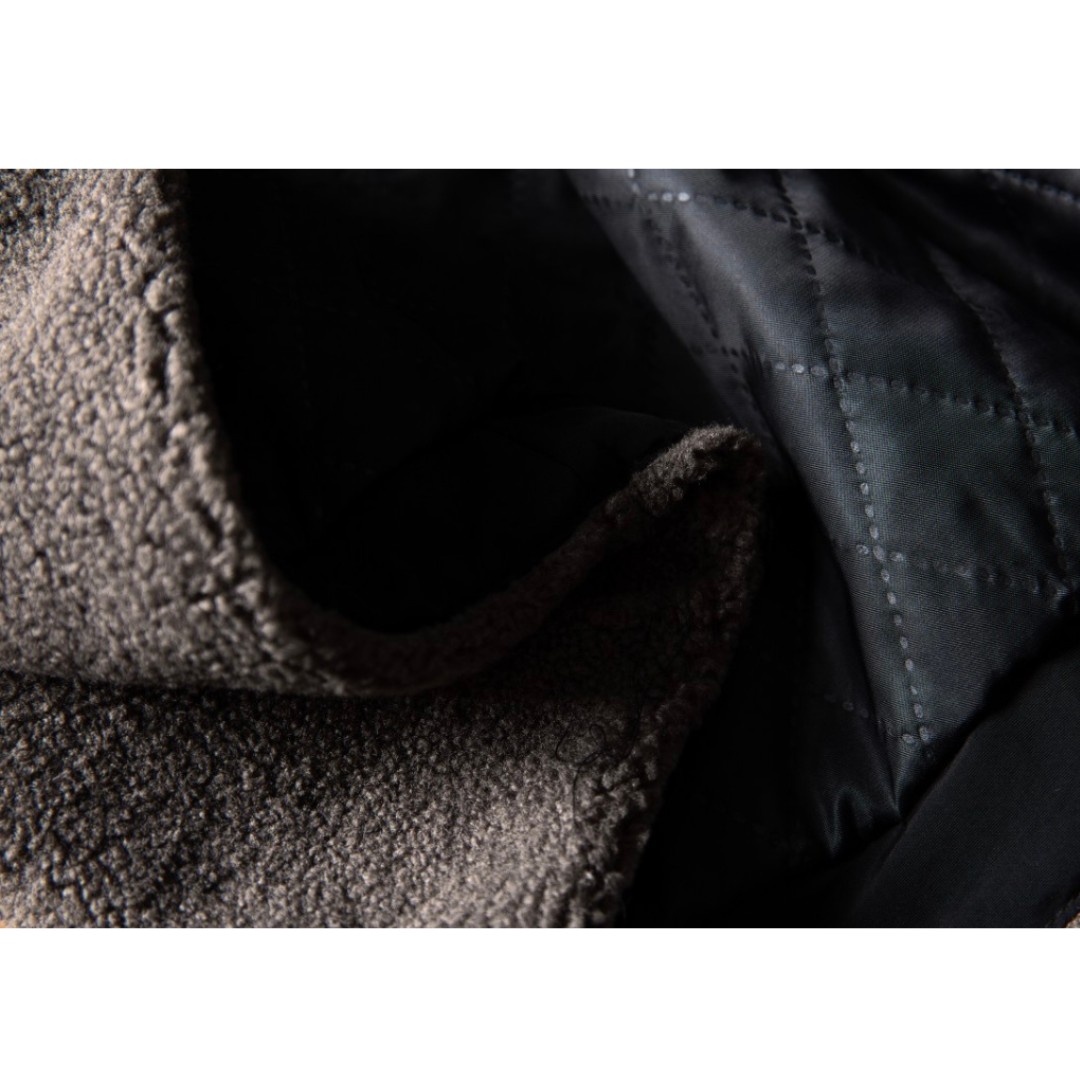 ライナーキルティング　フリース　スタンドカラージャケット　N895