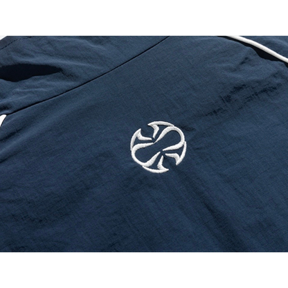 バイカラー　ナイロン　トラックジャケット　N1212