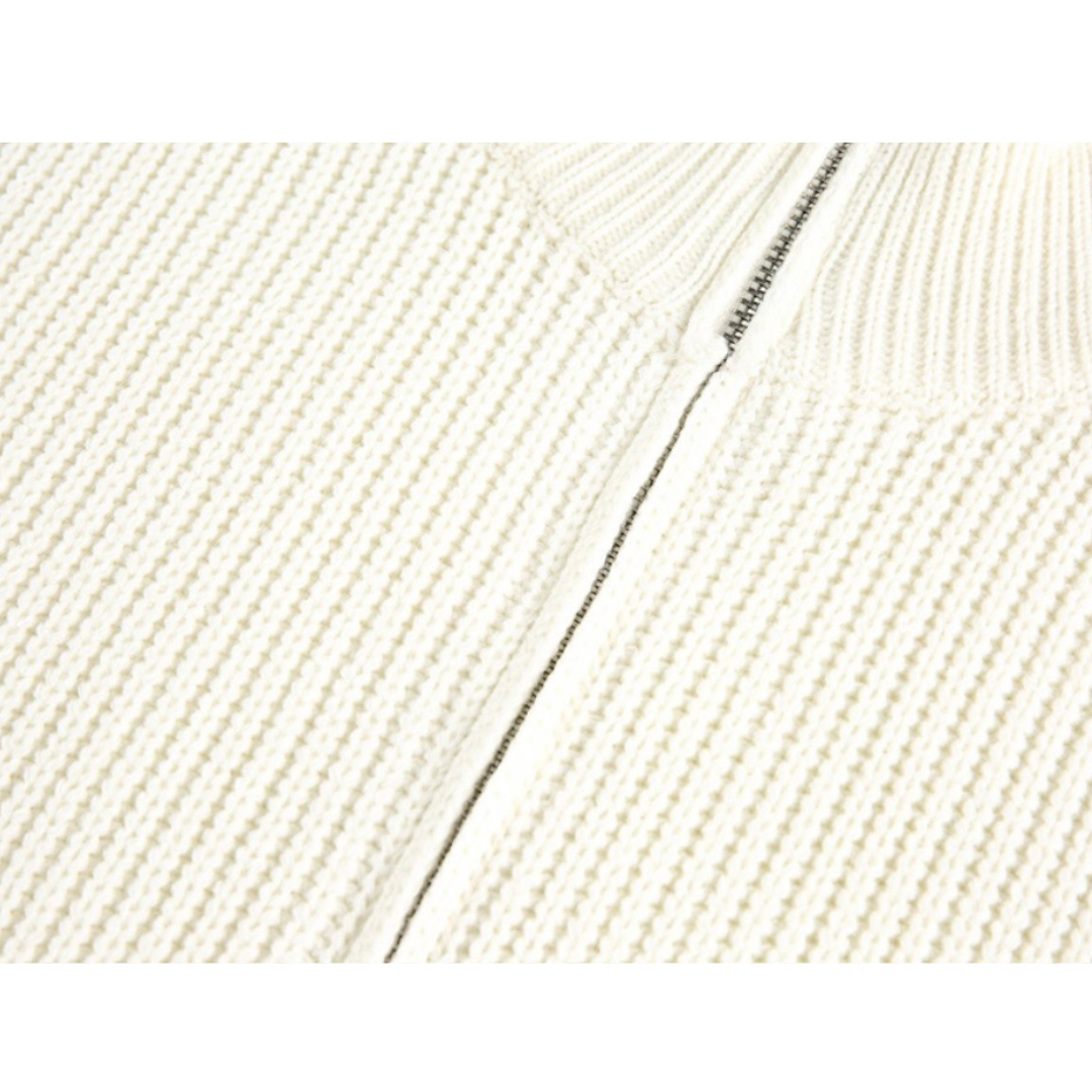 ドライバーズニット ジップアップ カーディガン　N930