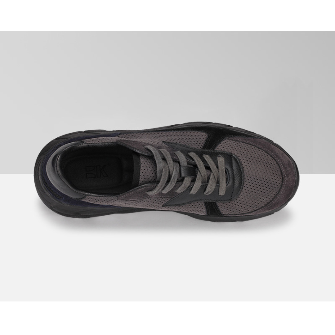 ボリュームソール　ダークトーン　スニーカー　N1136