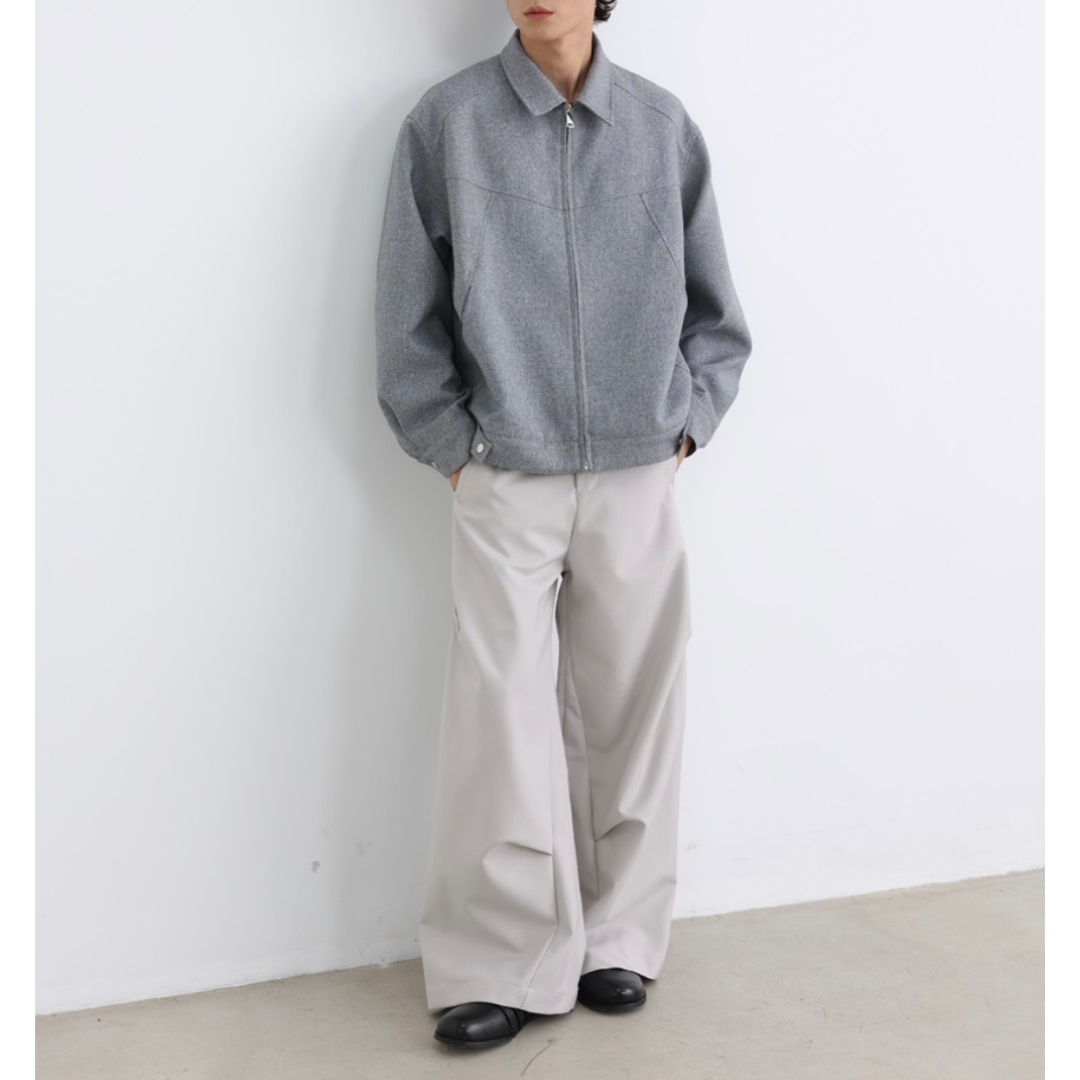 テックウール ジップアップ ジャケット　N934