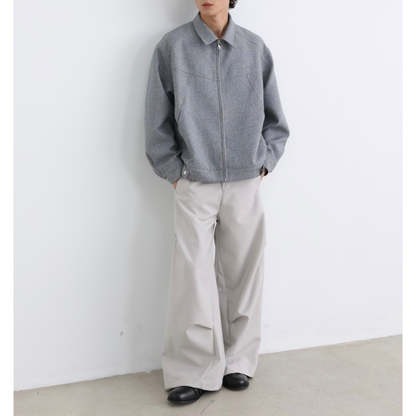 テックウール ジップアップ ジャケット　N934