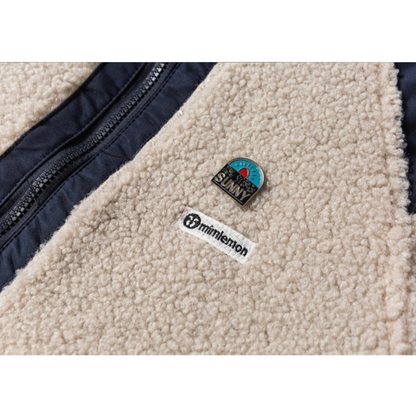 リバーシブル　バイカラー　ボアフリース　ジャケット　N912