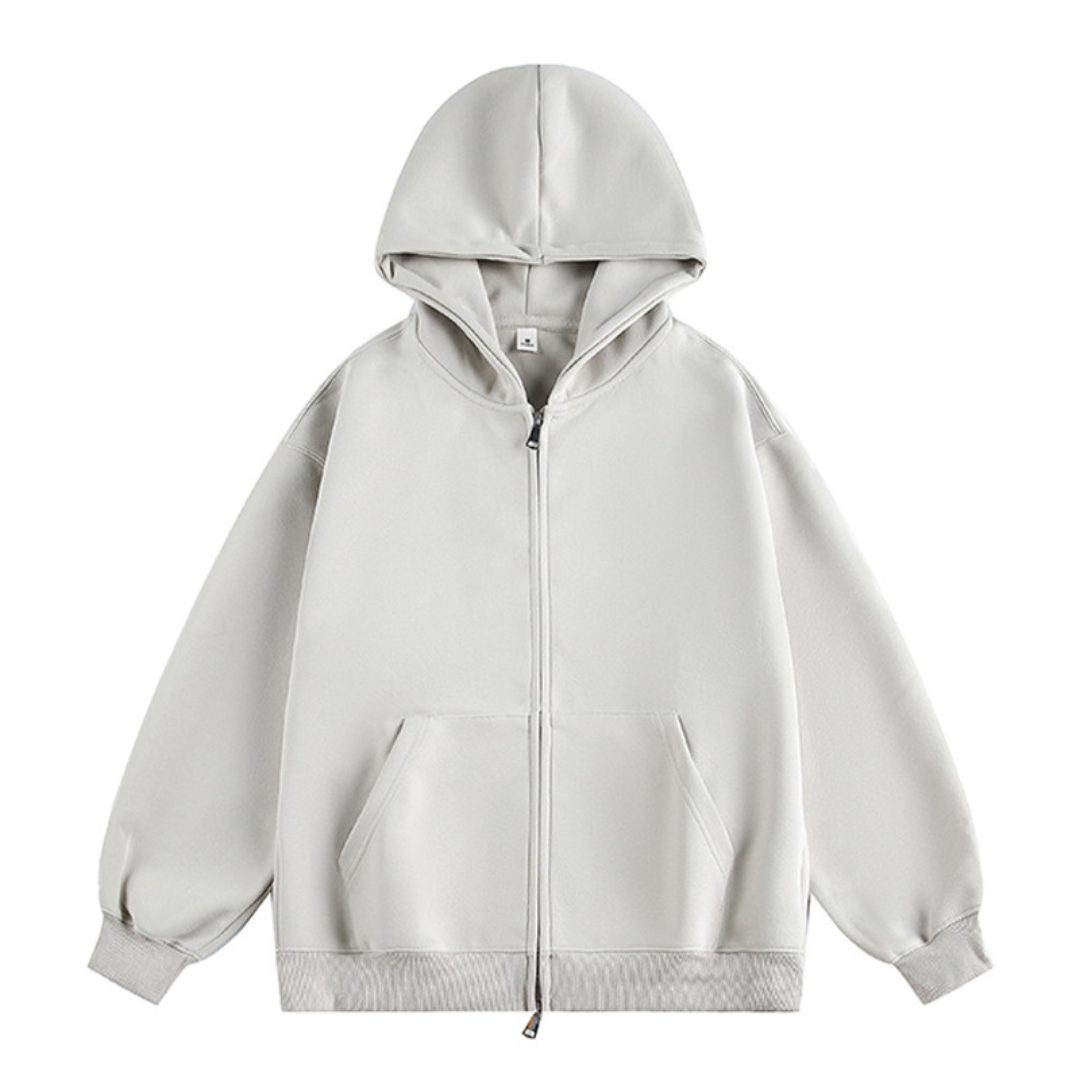 ヘビーウェイト　ダブルジップ　スウェットパーカー　N1147