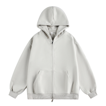 ヘビーウェイト　ダブルジップ　スウェットパーカー　N1147