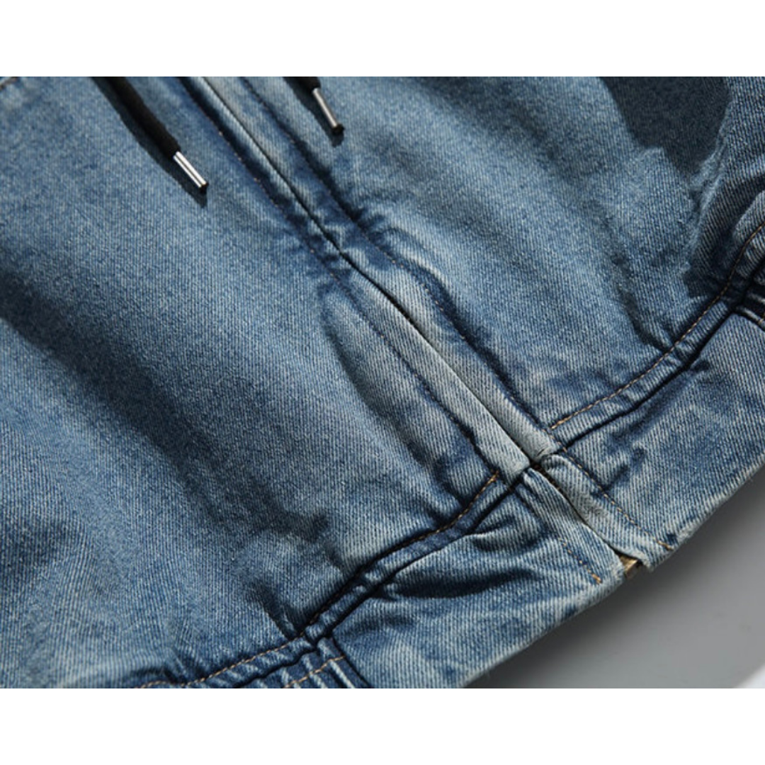 フェードデニム　フードジャケット　N1085