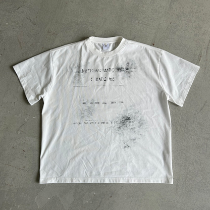 【I MADE ME】ダーティ　プリントTシャツ　N237