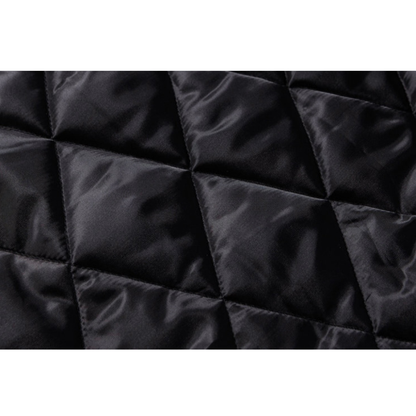 ライナーキルティング　バイカラー　フードジャケット　N911