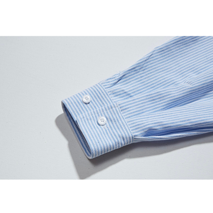 コットンポリ　ロンドンストライプ　シャツ　N1268