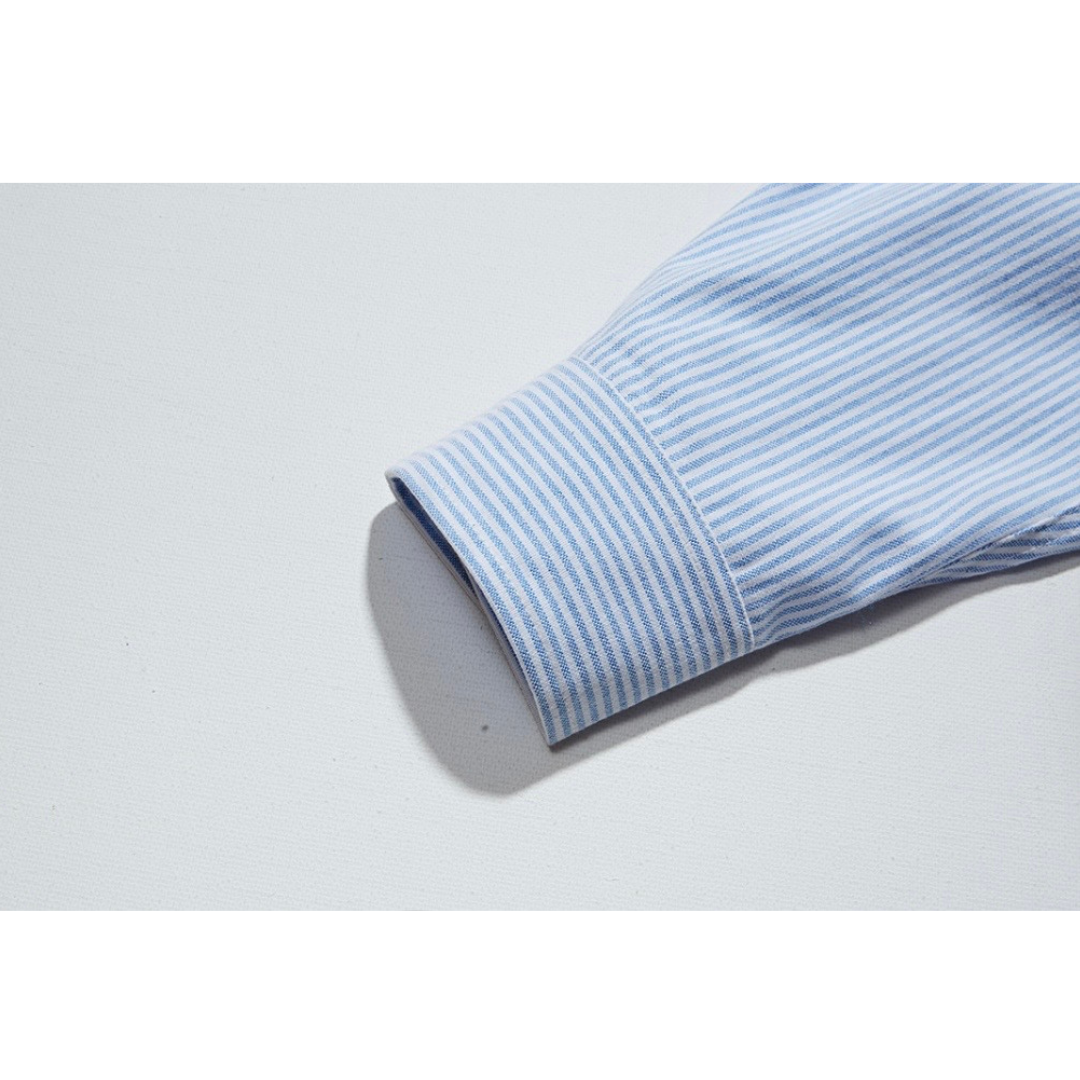 コットンポリ　ロンドンストライプ　シャツ　N1268