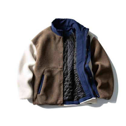 キルティングライナー　クレイジー　フリースジャケット　N947