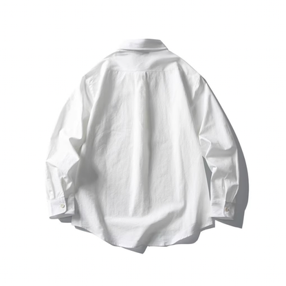 ワンポイント刺繍　ブロードシャツ　N1062