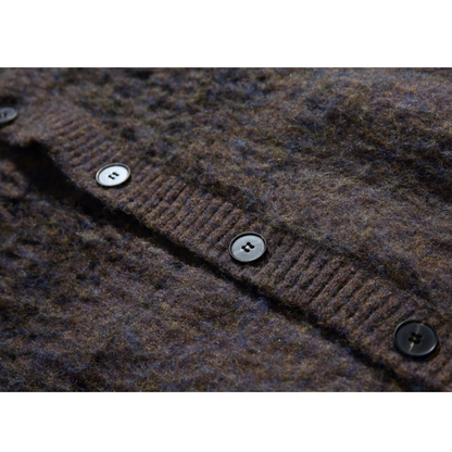 フェードジャガード　ストレッチニット　カーディガン　N883