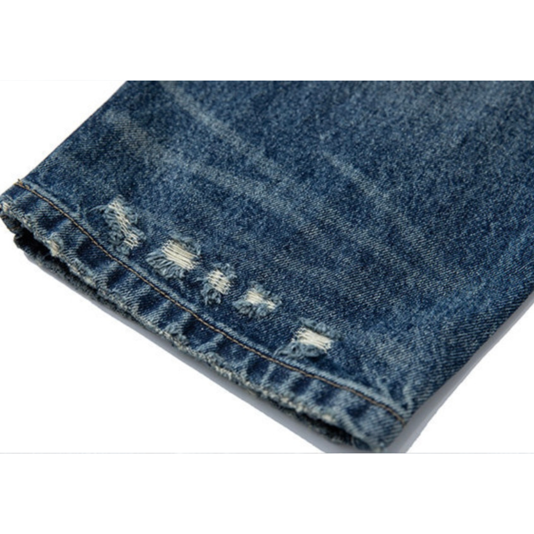 ダメージデニム　ワイド　パンツ　N991